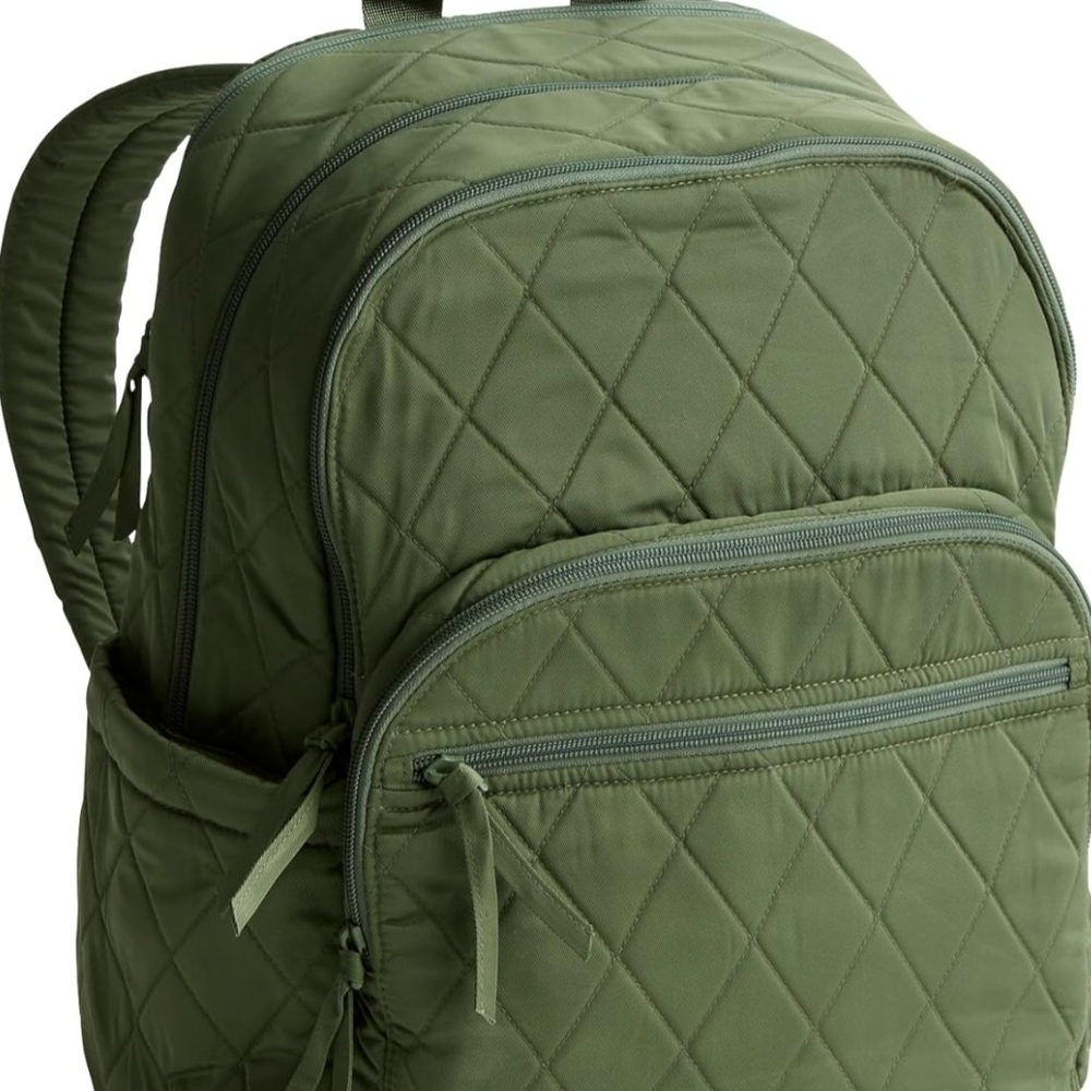 Vera Bradley Women's Bancroft Backpack, Bronze Green